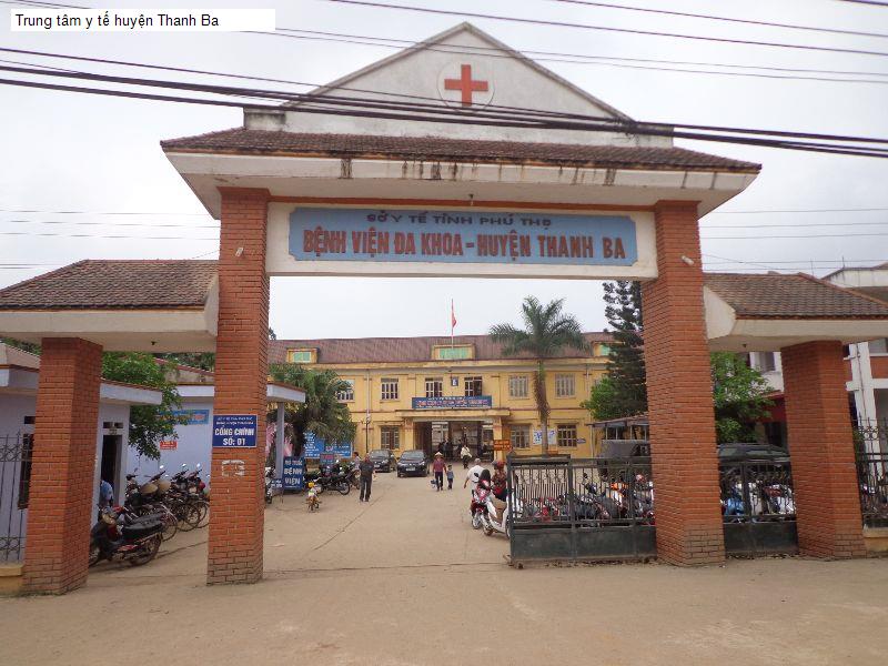 Trung tâm y tế huyện Thanh Ba